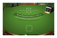 single deck blackjack netent