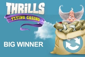 Thrills Casino player wins a big payout this February