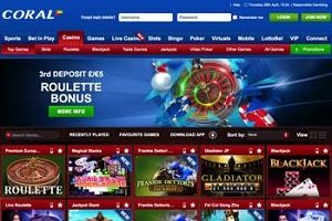 Mobile and desktop bonuses at Coral Casino