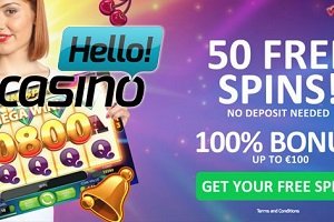 Hello Casino treats new players with a great bonus