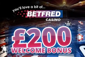 Betfred Casino gives you 100% Back up to £10