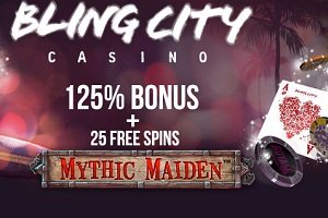 Enjoy the mix of cash and free spins at Bling City Casino