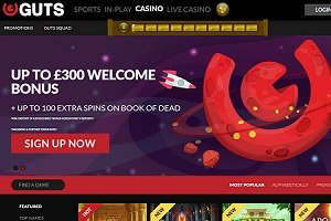 Massive Free Spins at Guts Casino for new NetEnt Slot