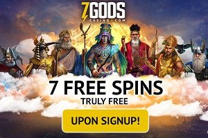 Secure Generous Bonuses only at 7 Gods Casino this January