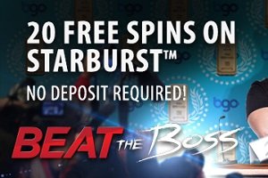 BGO Casino 20 free spins on Starburst when you join
