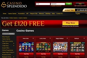 Join Casino Splendido for a no deposit bonus