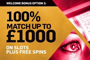 New Welcome bonus option at Betfair Casino