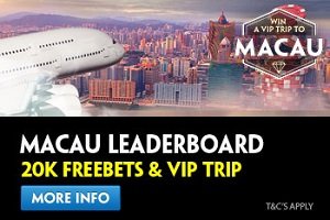 Paddy Power sends you to play Blackjack and Roulette in Macau