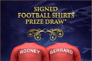 Win signed shirts at William Hill Casino