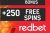 Three Bonus Codes for Depositing Players at Redbet Casino