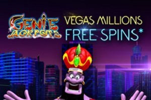 William Hill offers 20 free spins on Genie Jackpots Vegas Millions!
