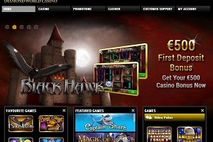 Choose your bonuses when playing at Diamond World Casino