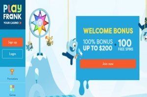 Spinata Grande Free spins at PlayFrank Casino This Week