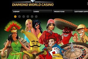 Get your Monday bonus at Diamond World Casino
