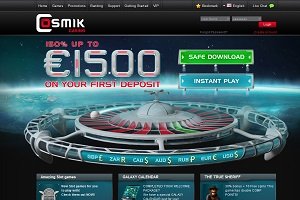 Get more than 100 free spins at Cosmik Casino