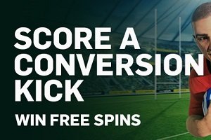 Win daily free spins with Betfair Casino Rugby Slot
