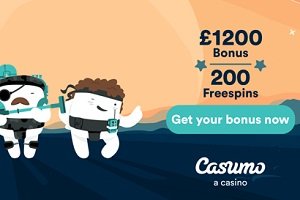 Double your First deposit at Casumo Casino