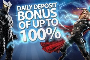 Casino Plex offers daily deposit bonuses